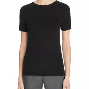 Theory Short Sleeve 100% Cashmere Sweater (Size Petite/XS)